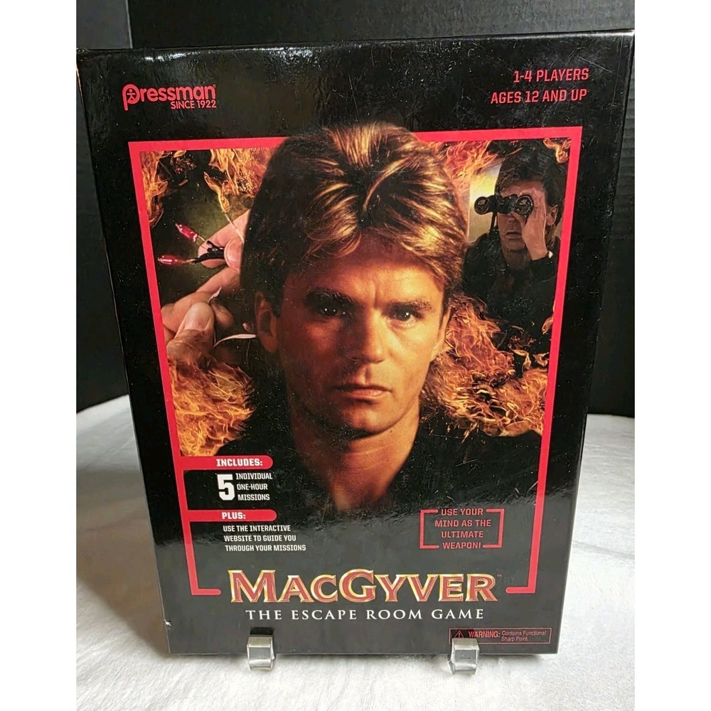 MacGyver The‎ Escape Room Game - Pressman Brand New Factory Sealed